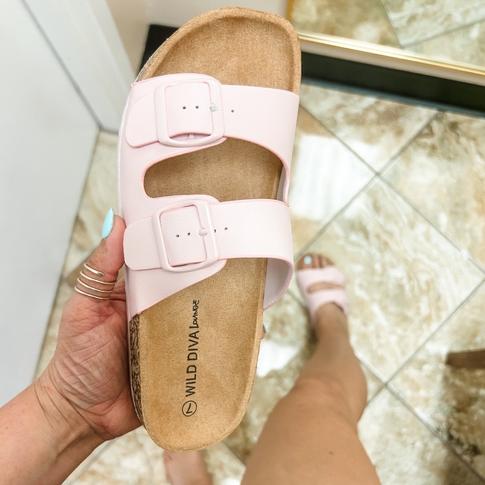 Double Buckle Sandals